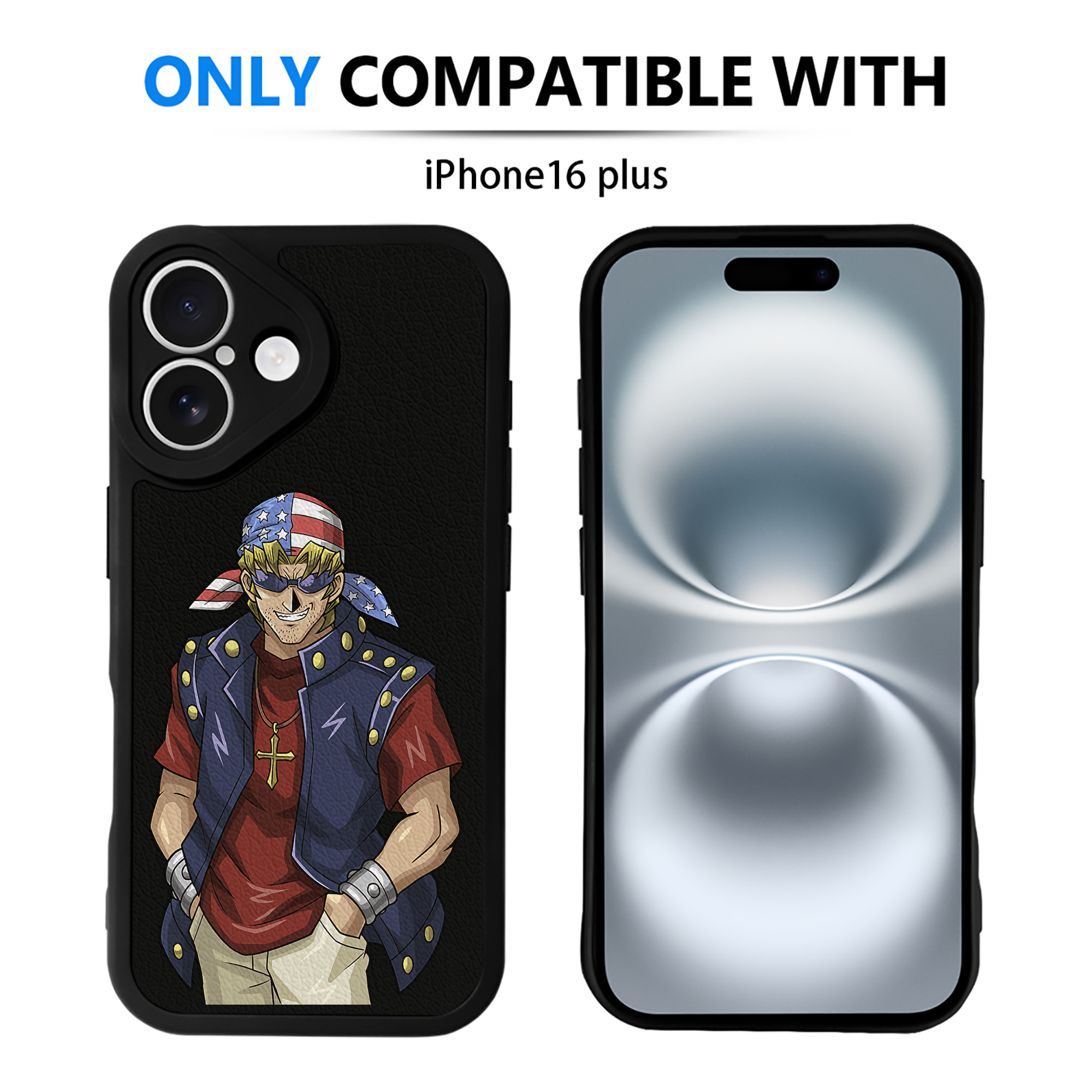 遊☆戯☆王 Yu-Gi-Oh! 【iPhone 16シリーズ対応】シリコンスマホケース（レザー調） 材質：シリコン